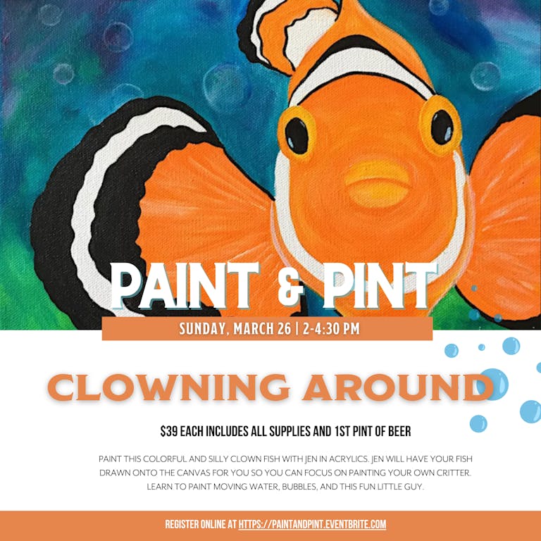 “Clowning Around” Paint & Pint