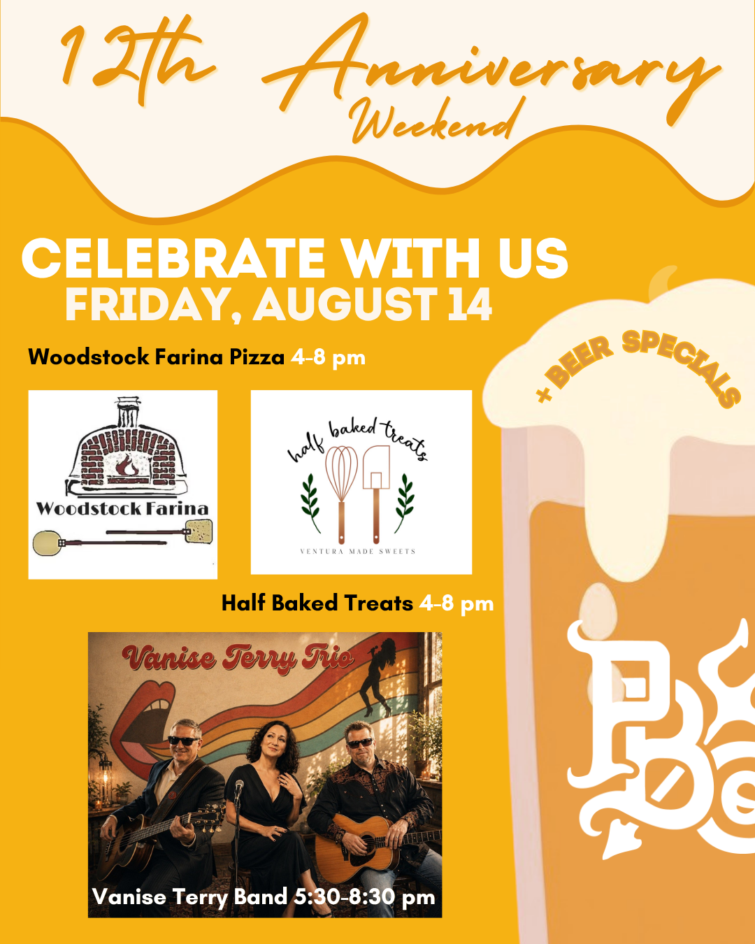12th Anniversary Weekend – Friday