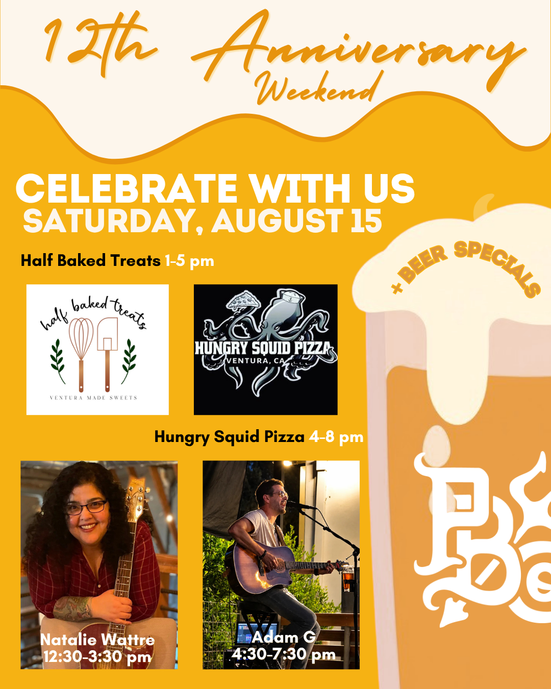 12th Anniversary Weekend – Saturday