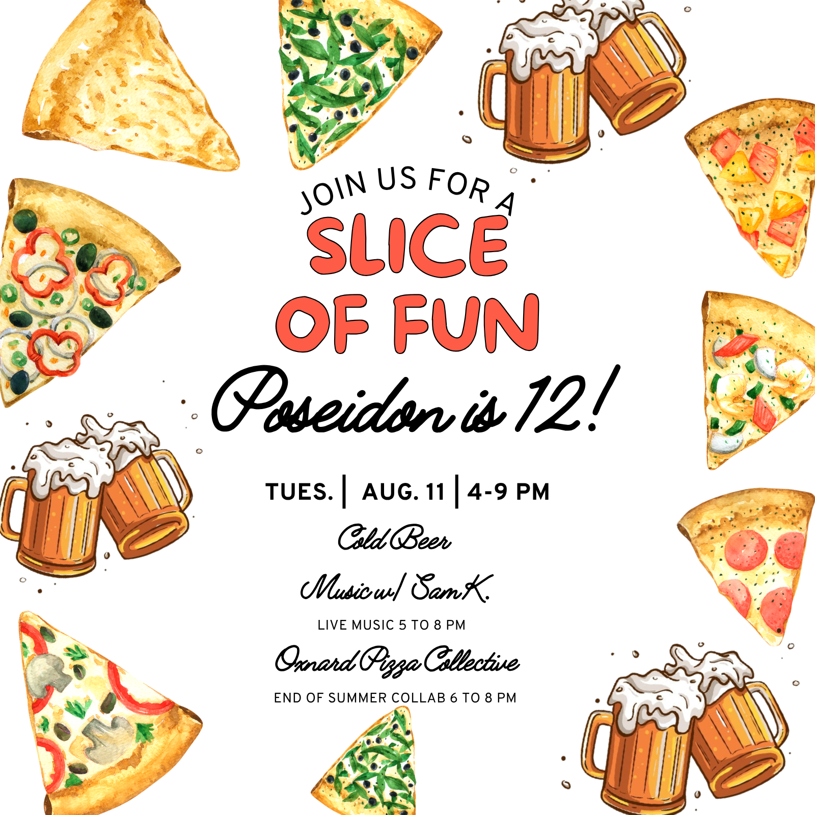 Slice of Fun: Poseidon is 12!