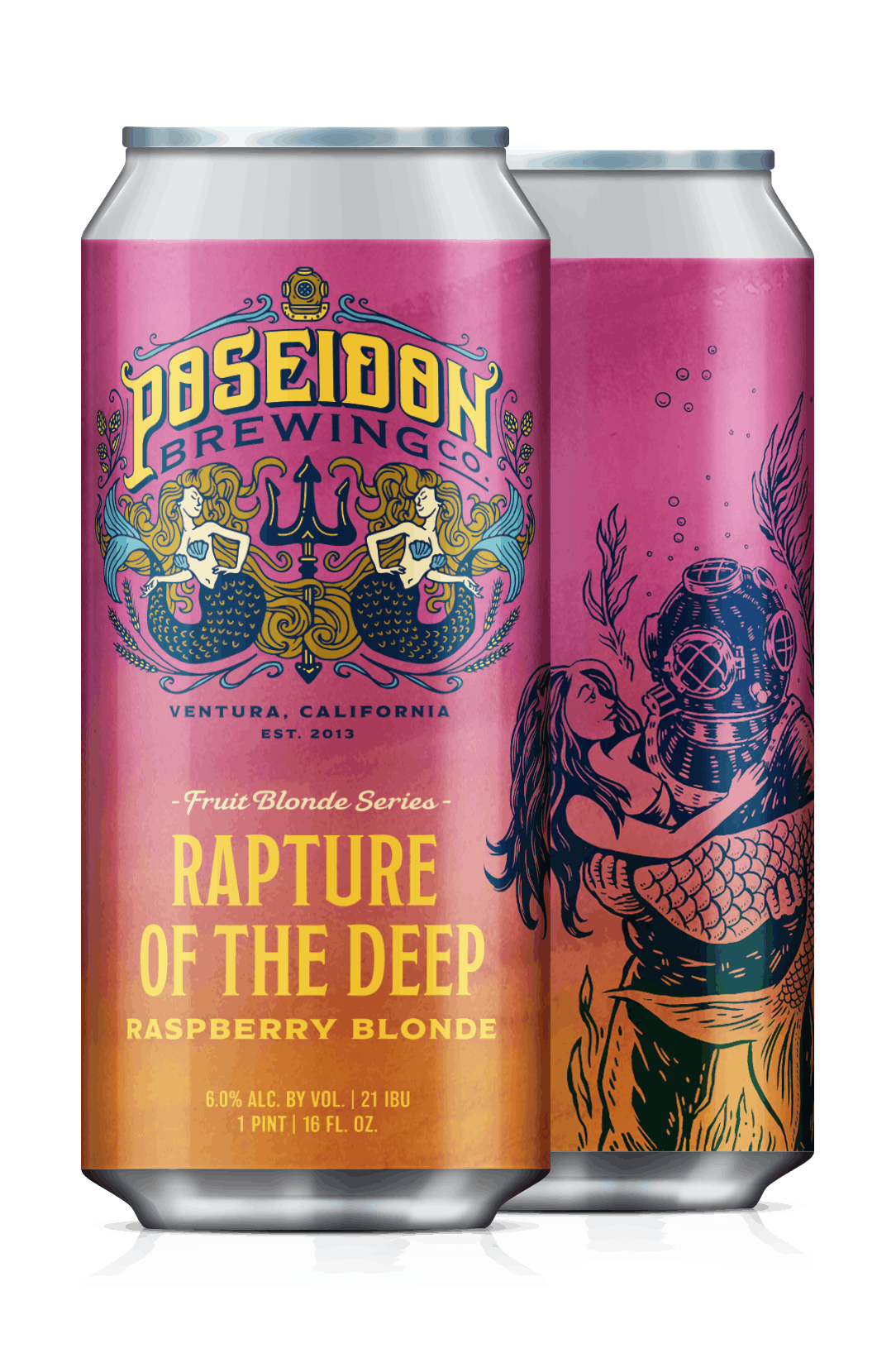 Rapture of the Deep Raspberry Blonde | Poseidon Brewing Co.
