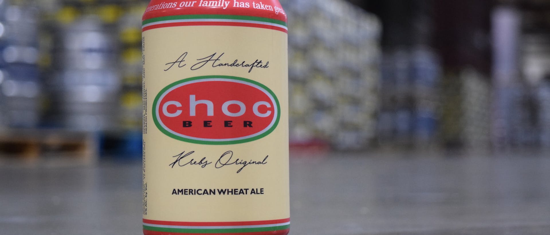 Can of beer - Choc beer American Wheat Ale
