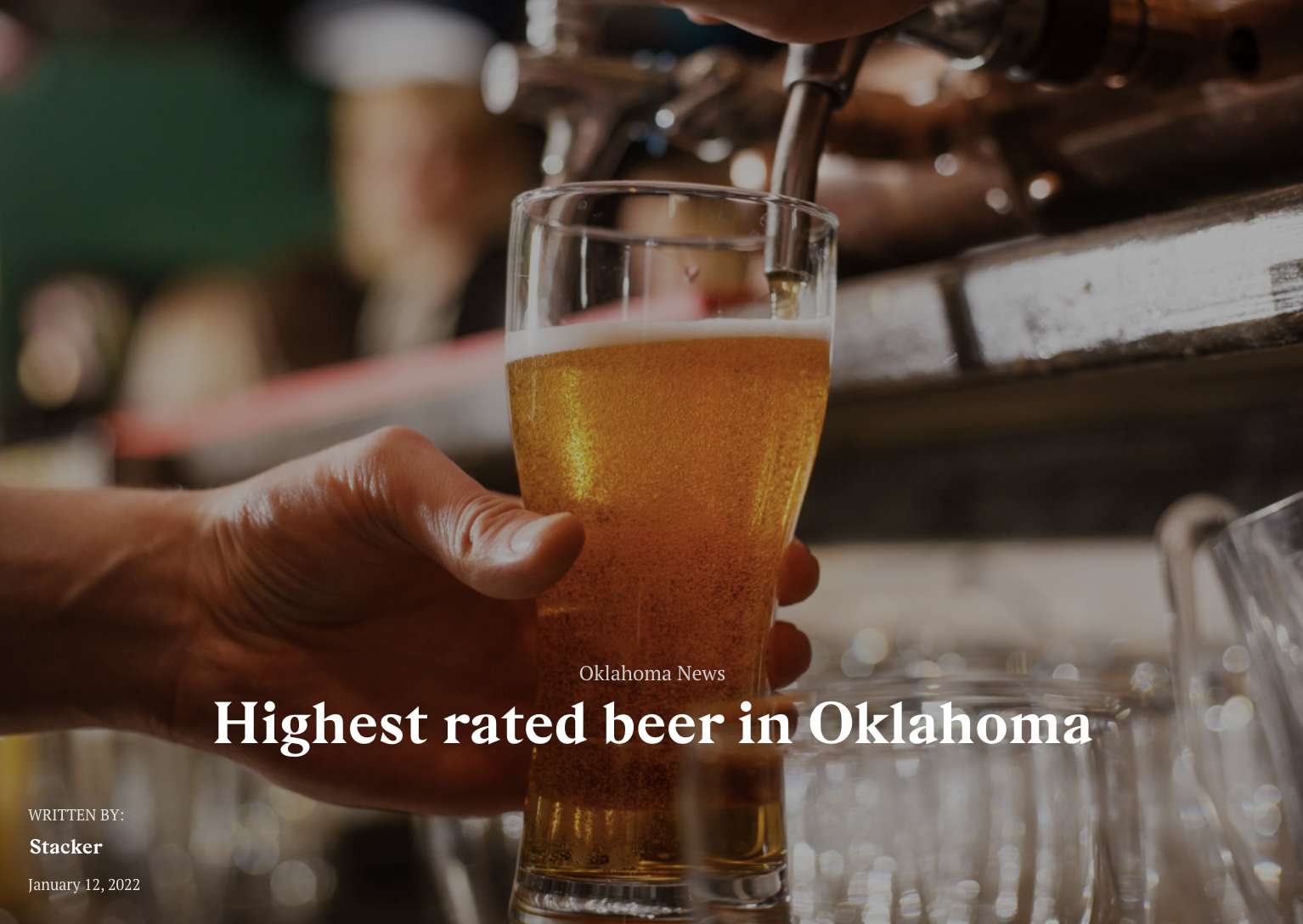 Ten Highest Rated Beers (BeerAdvocate) in Oklahoma? ALL US, BABY!