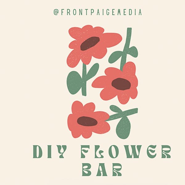 DIY Flower Bar
