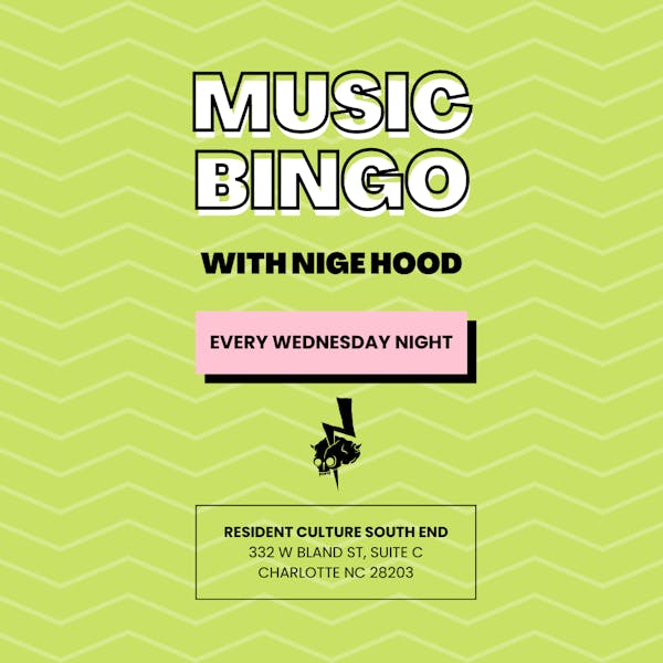 Music Bingo with Nige Hood