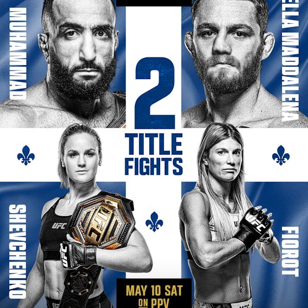 UFC 315: MUHAMMAD vs DELLA MADDALENA