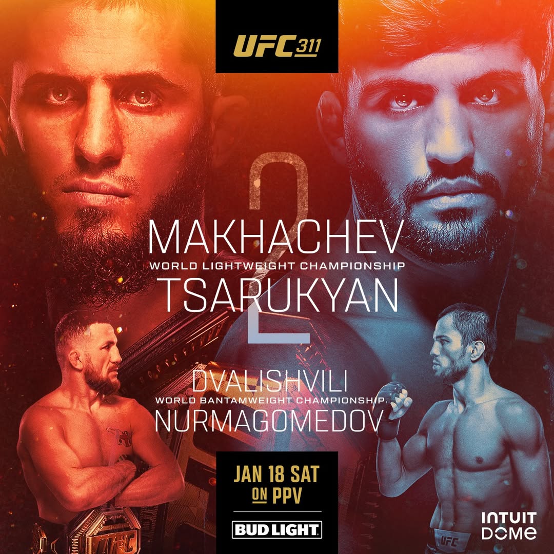 UFC 311: MAKHACHEV vs MOICANO