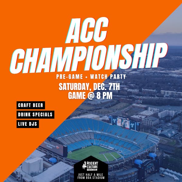 ACC CHAMPIONSHIP: PRE-GAME + WATCH PARTY