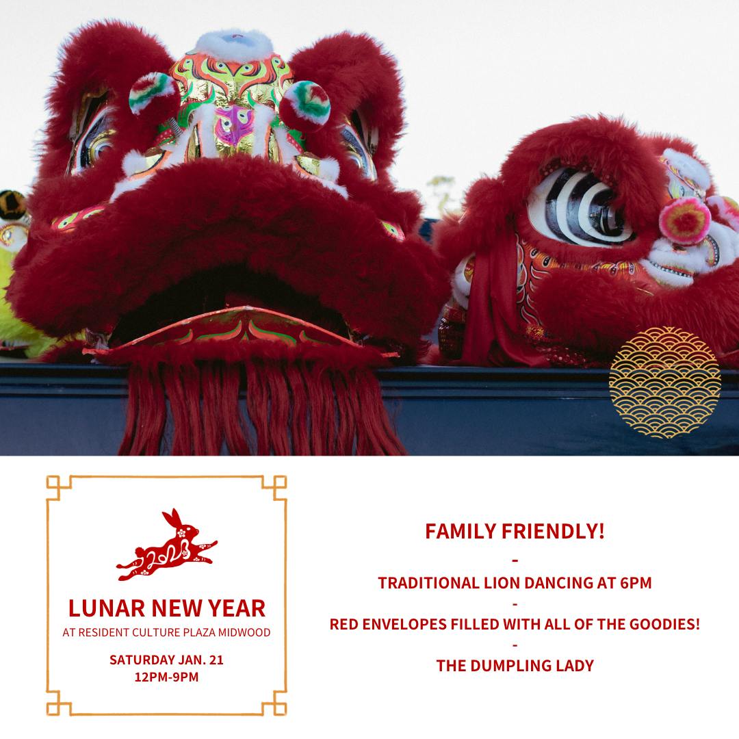 12 Chinese New Year of the Rabbit 2023 Lion Dance Red Envelopes