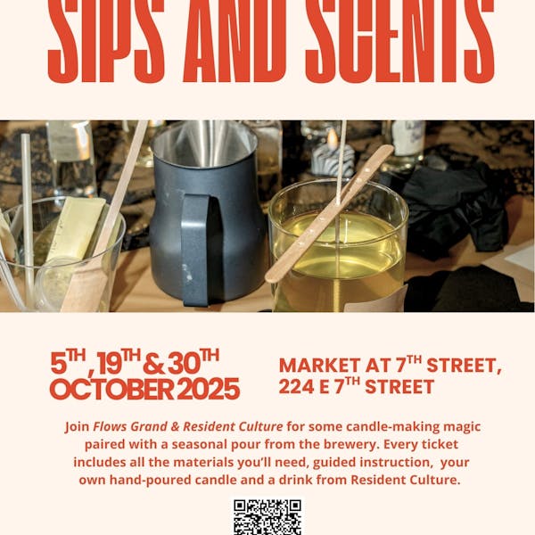 Sips & Scents 10/19 Candle Making Class
