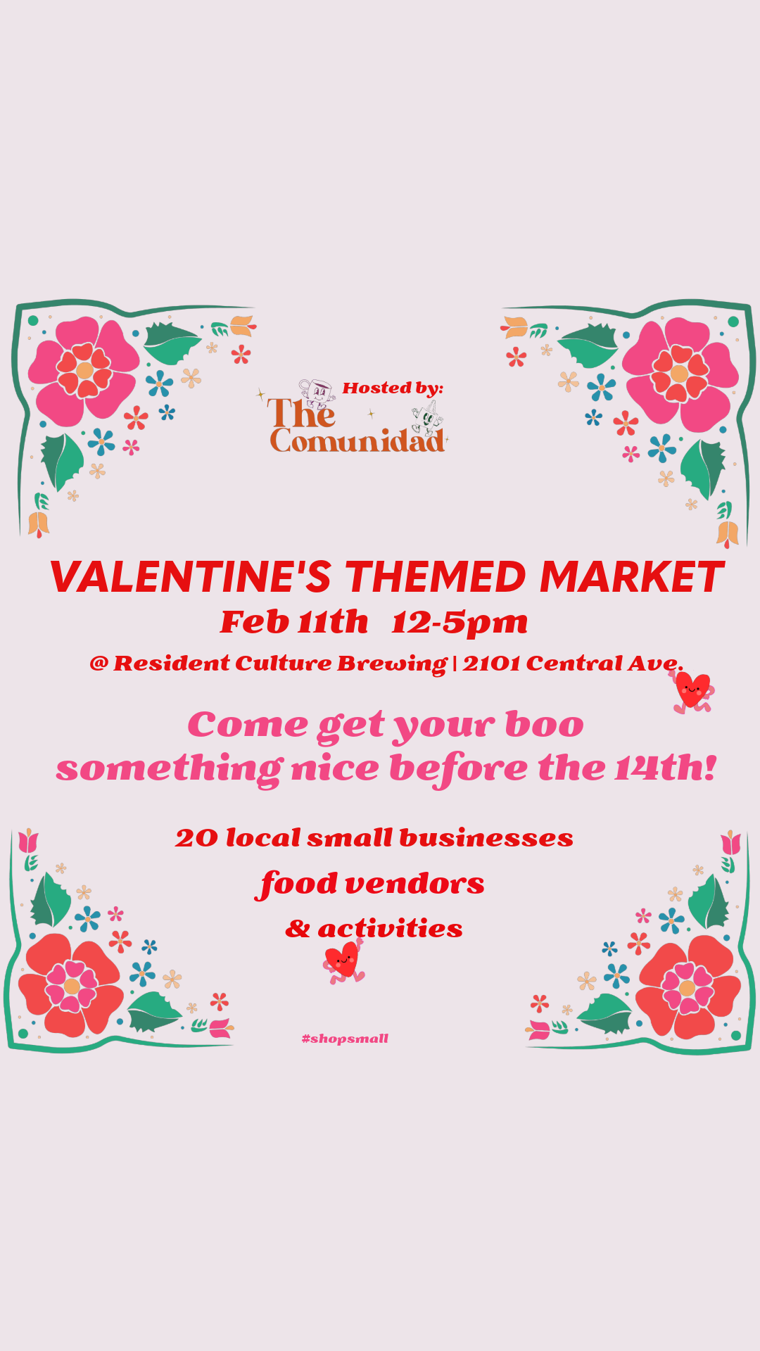 Valentine’s Themed Market
