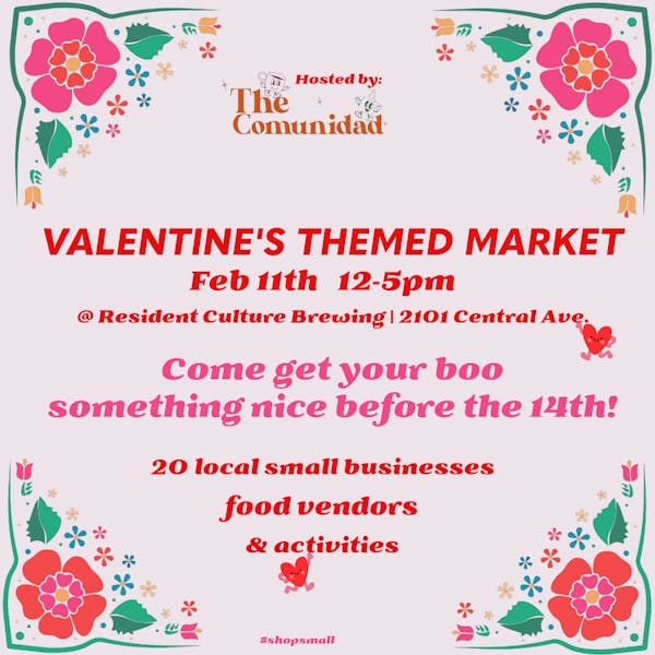 Valentine’s Themed Market
