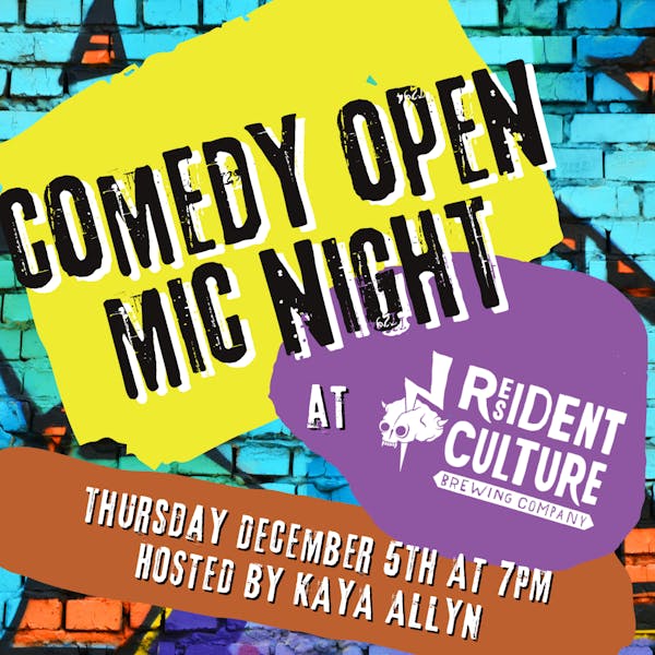 OPEN MIC COMEDY