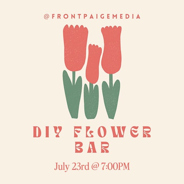 DIY FLOWER BAR
