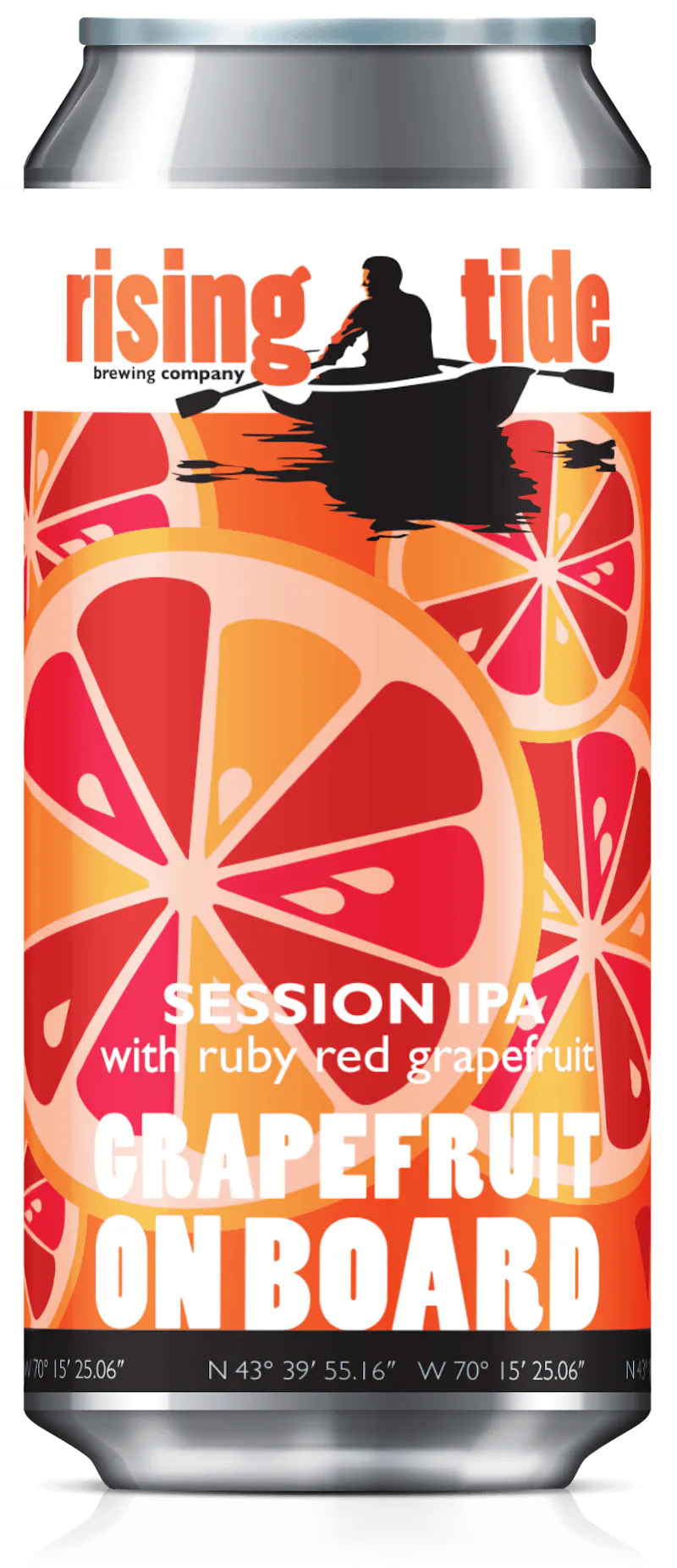 Grapefruit On Board by Rising Tide Brewing Co