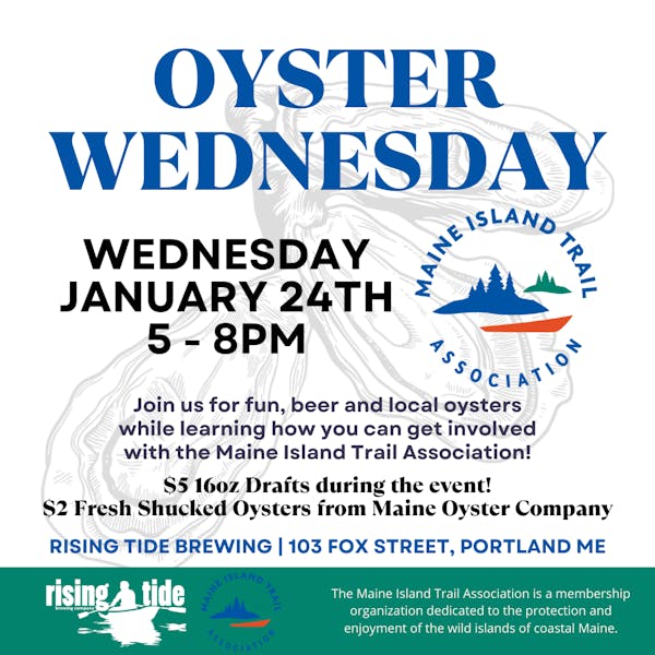 $5 Drafts $2 Fresh Shucked Oysters from Maine Oyster Company