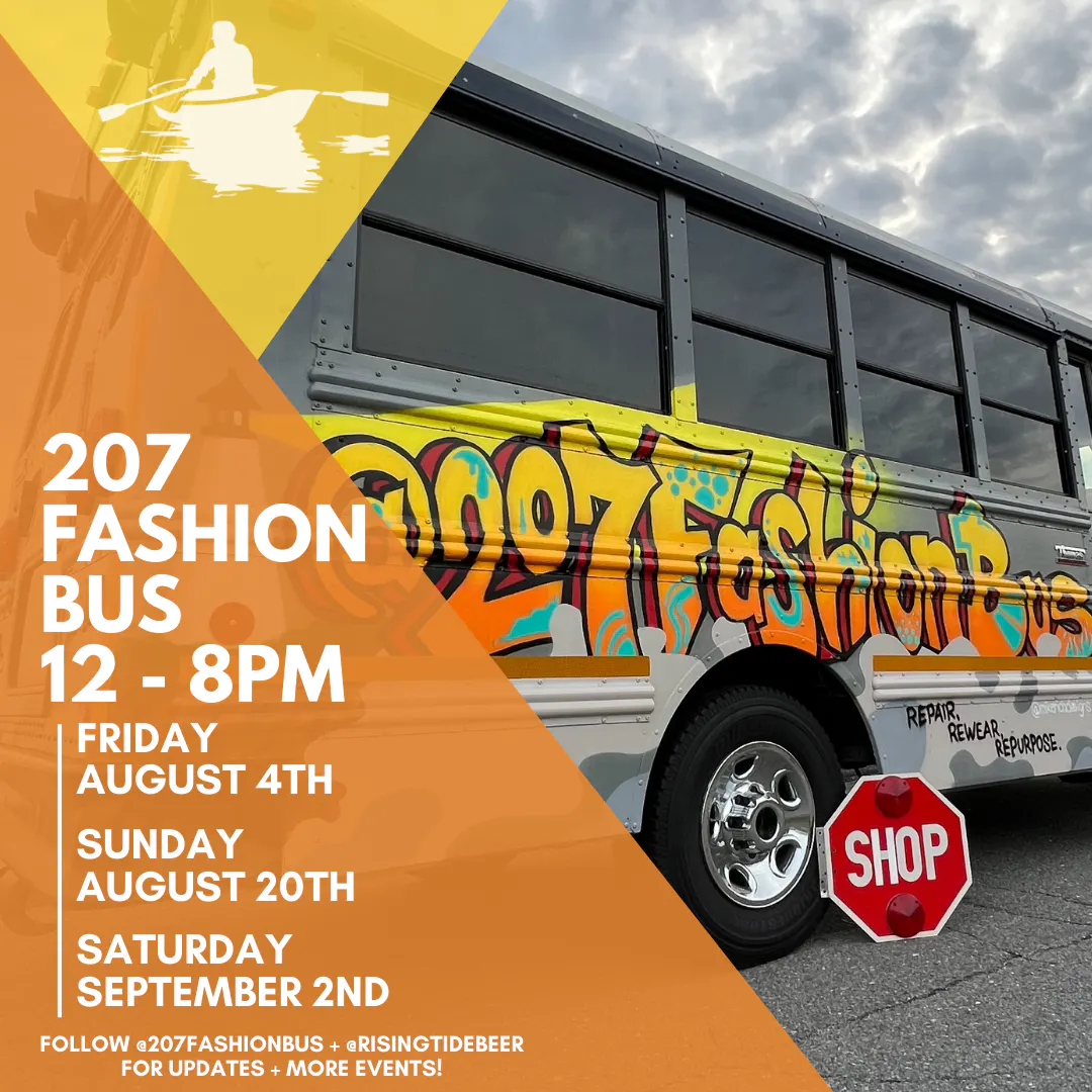 207 FASHION BUS POP-UP | Rising Tide Brewing