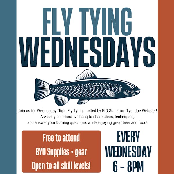 Fly Tying Wednesdays
