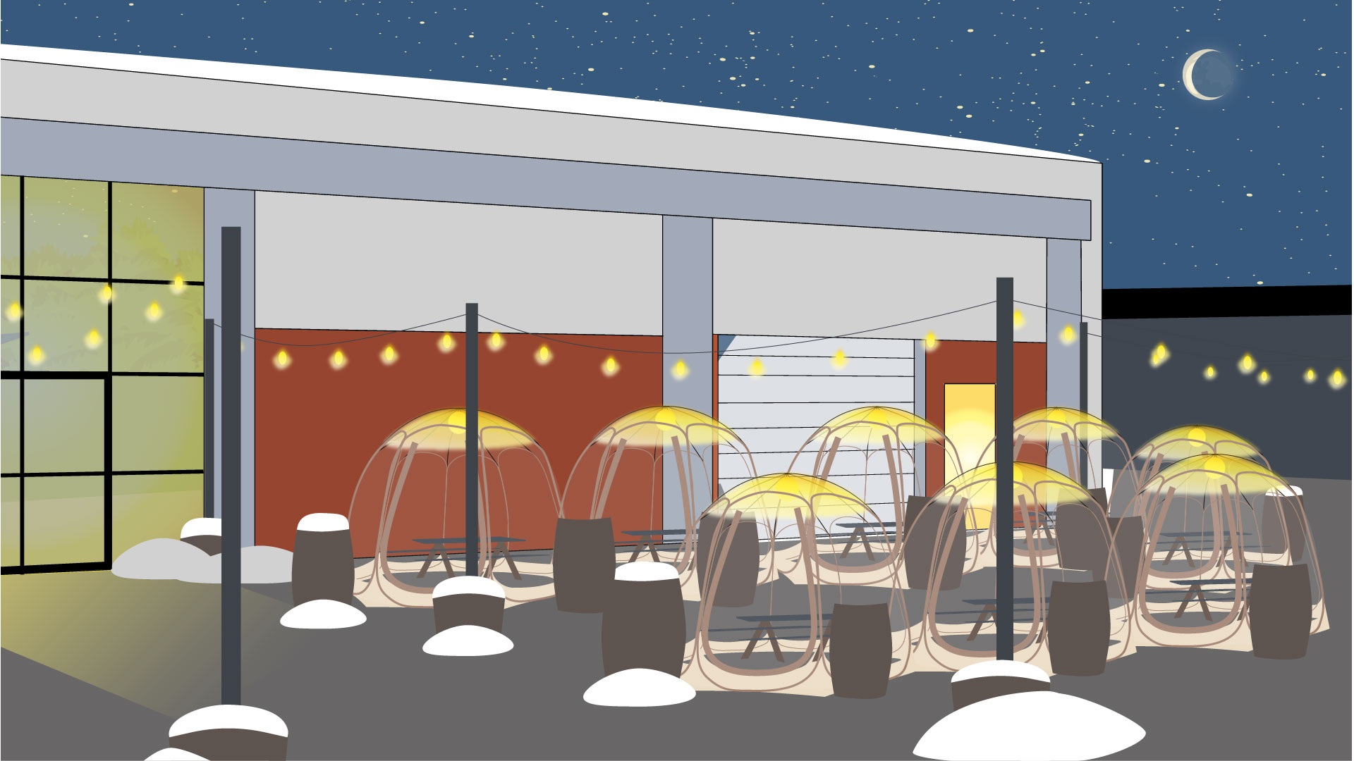 Welcome to our Winter Patio