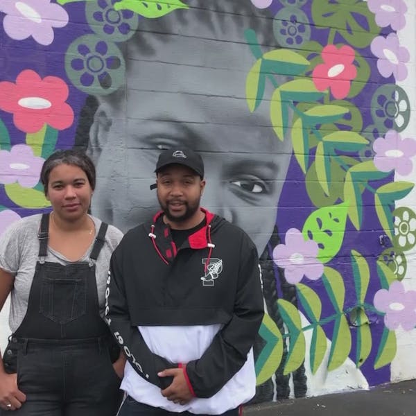 Portland artists create murals to honor, celebrate those who made East Bayside community ‘as awesome as it is’