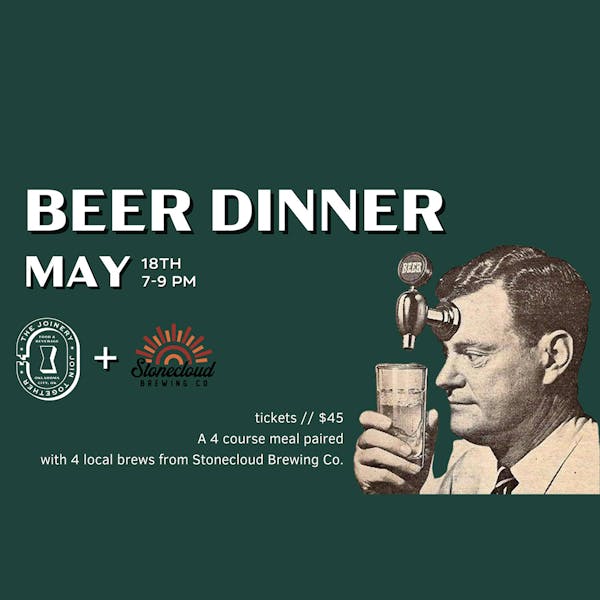 Beer Dinner at the Joinery