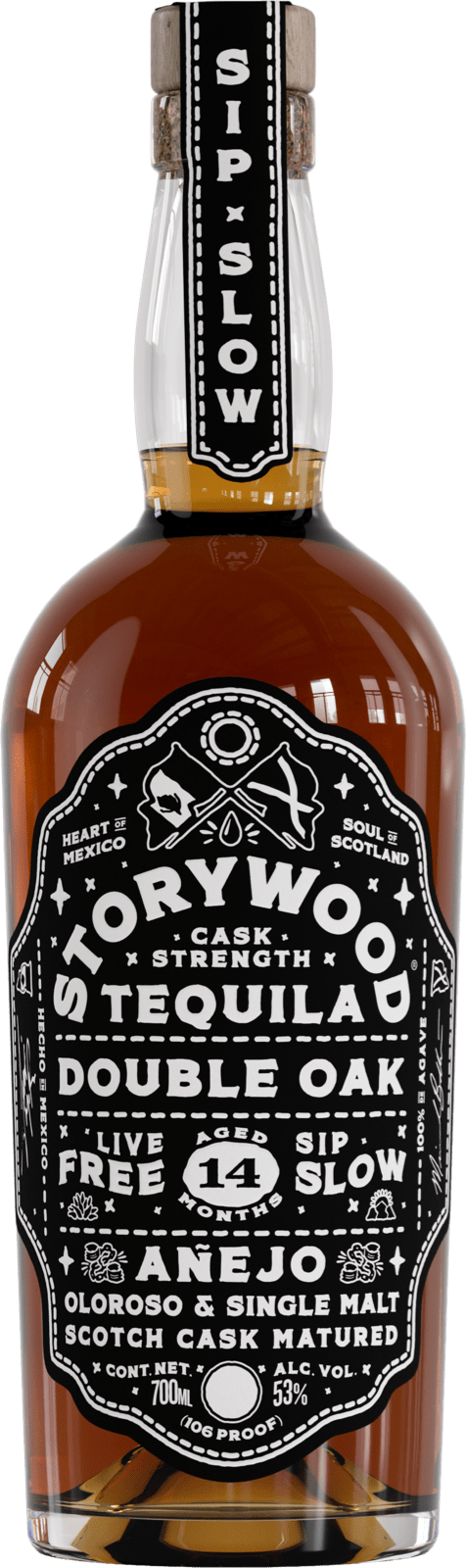 Storywood Double Oak anejo tequila