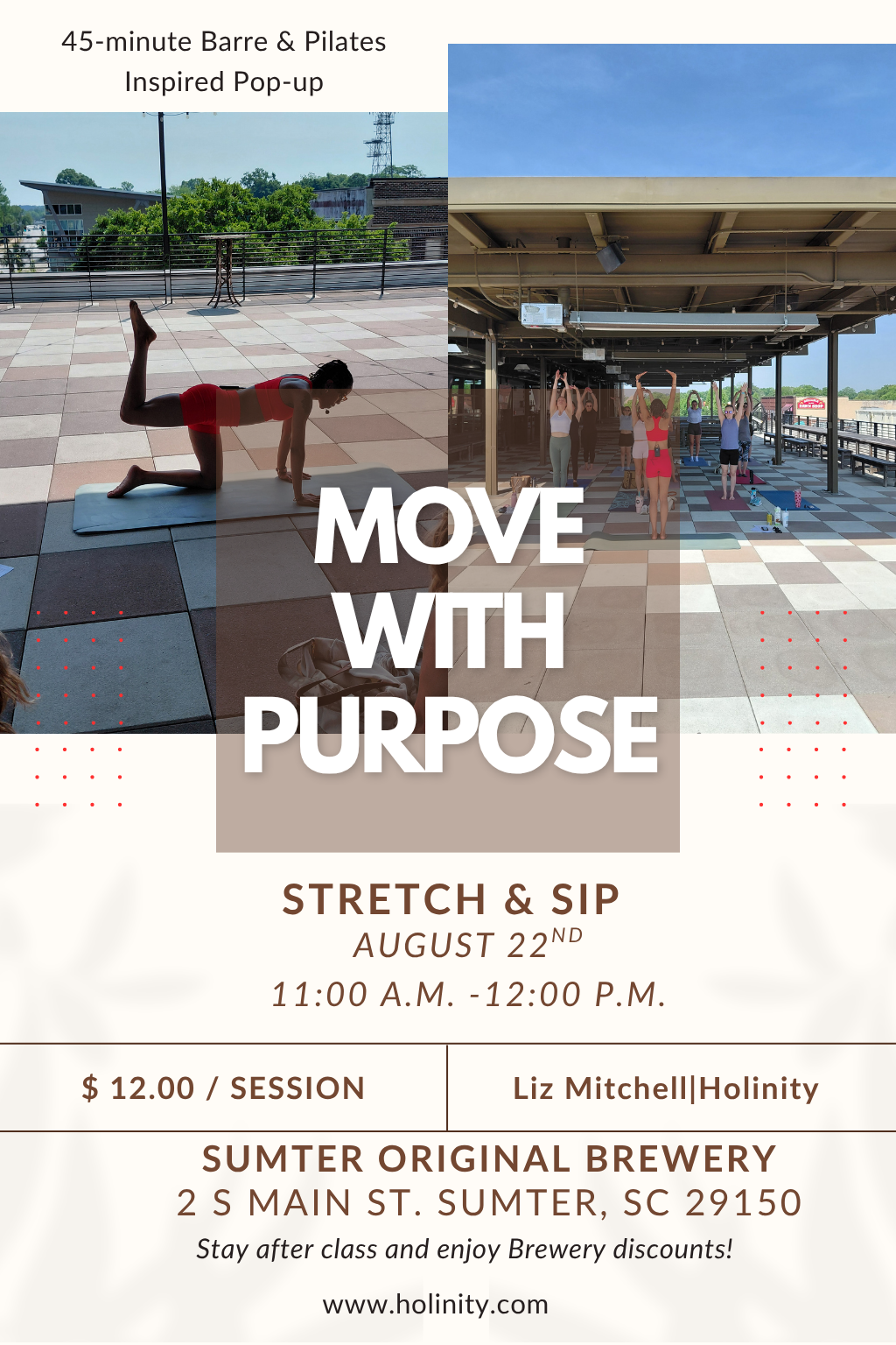 Stretch and Sip w/ Liz Mitchell