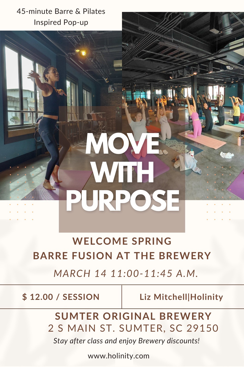 Move with Purpose Barre Fusion- Liz Mitchell