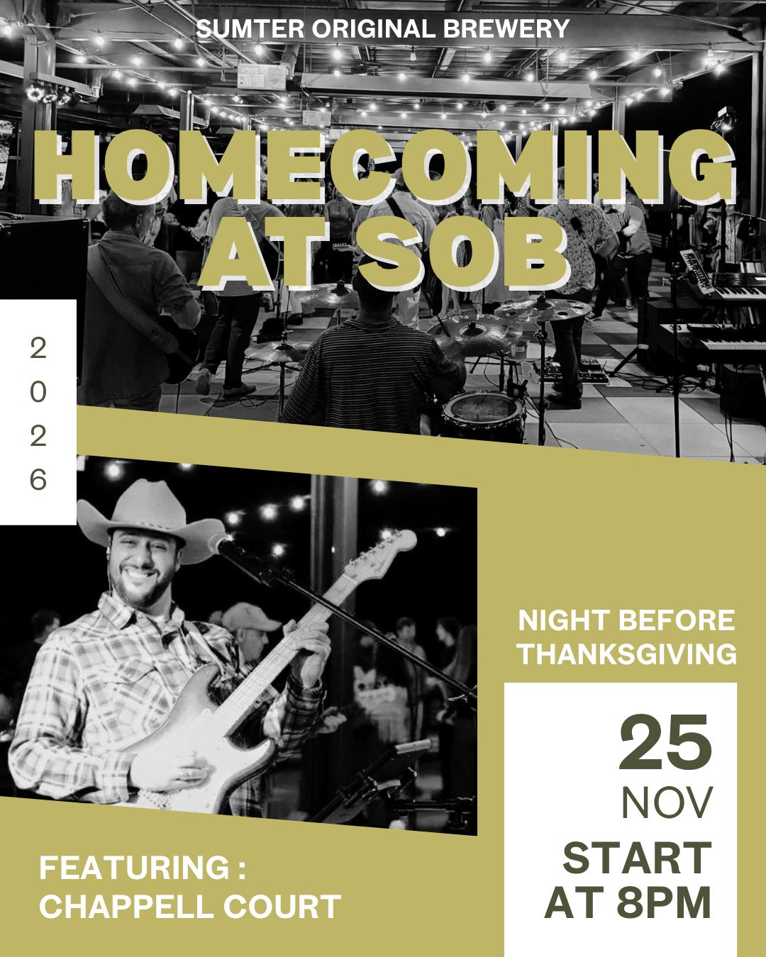 Homecoming at SOB – Chappell Court