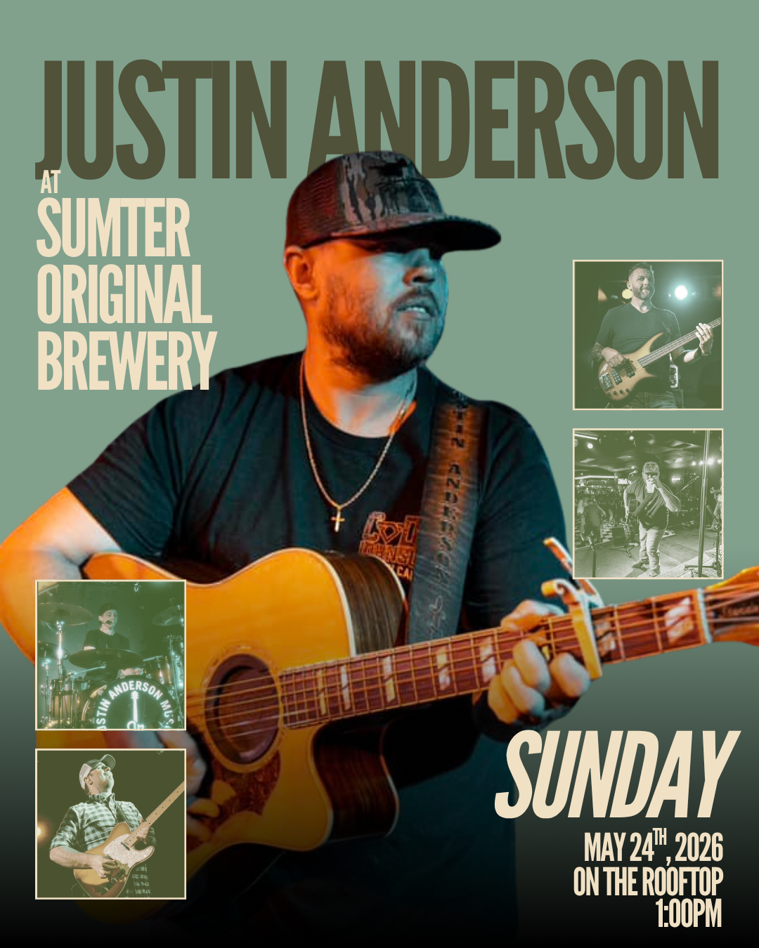 Sunday Live Music- Justin Anderson