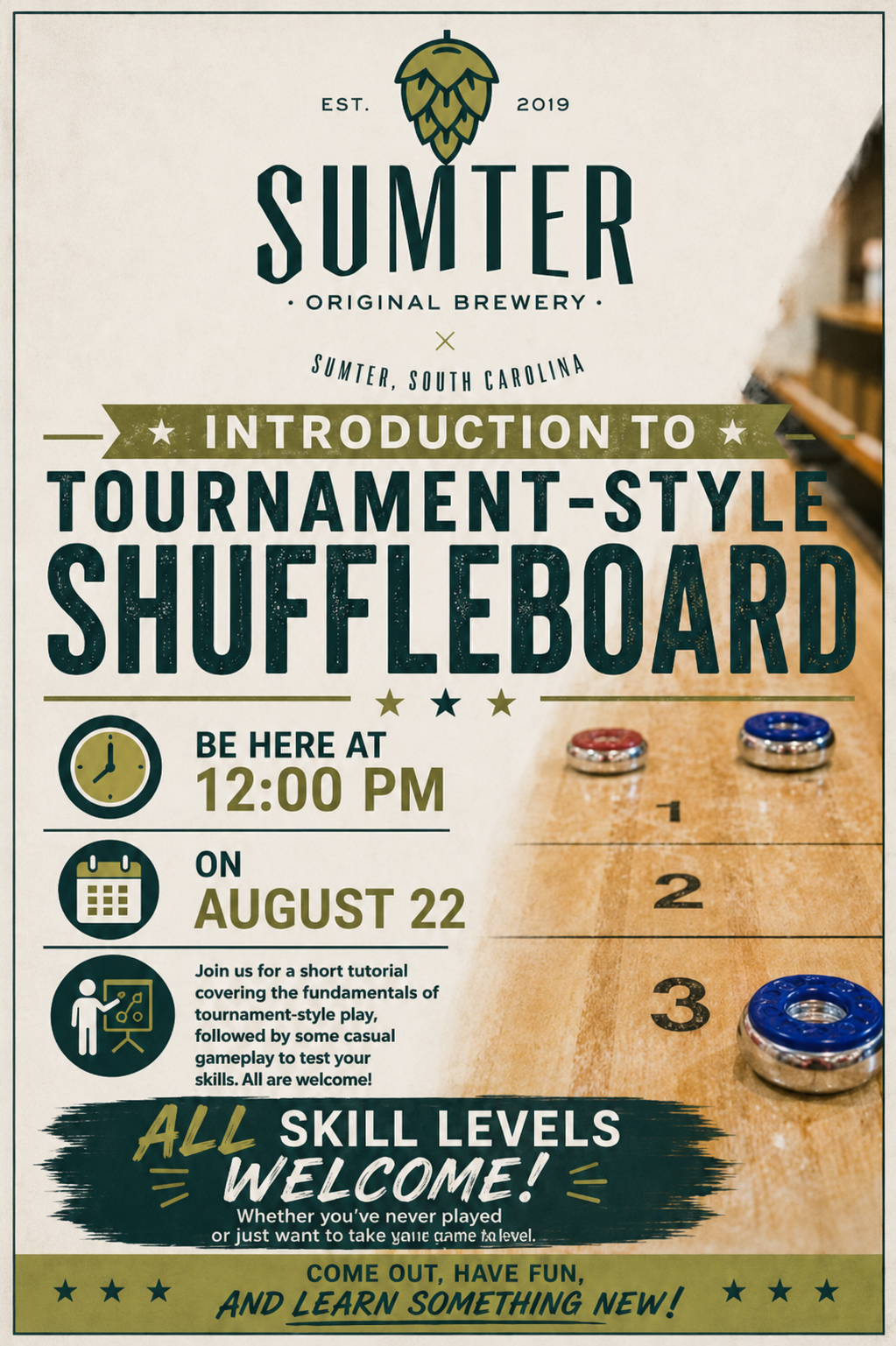 Intro To: Tournament-Style Shuffleboard
