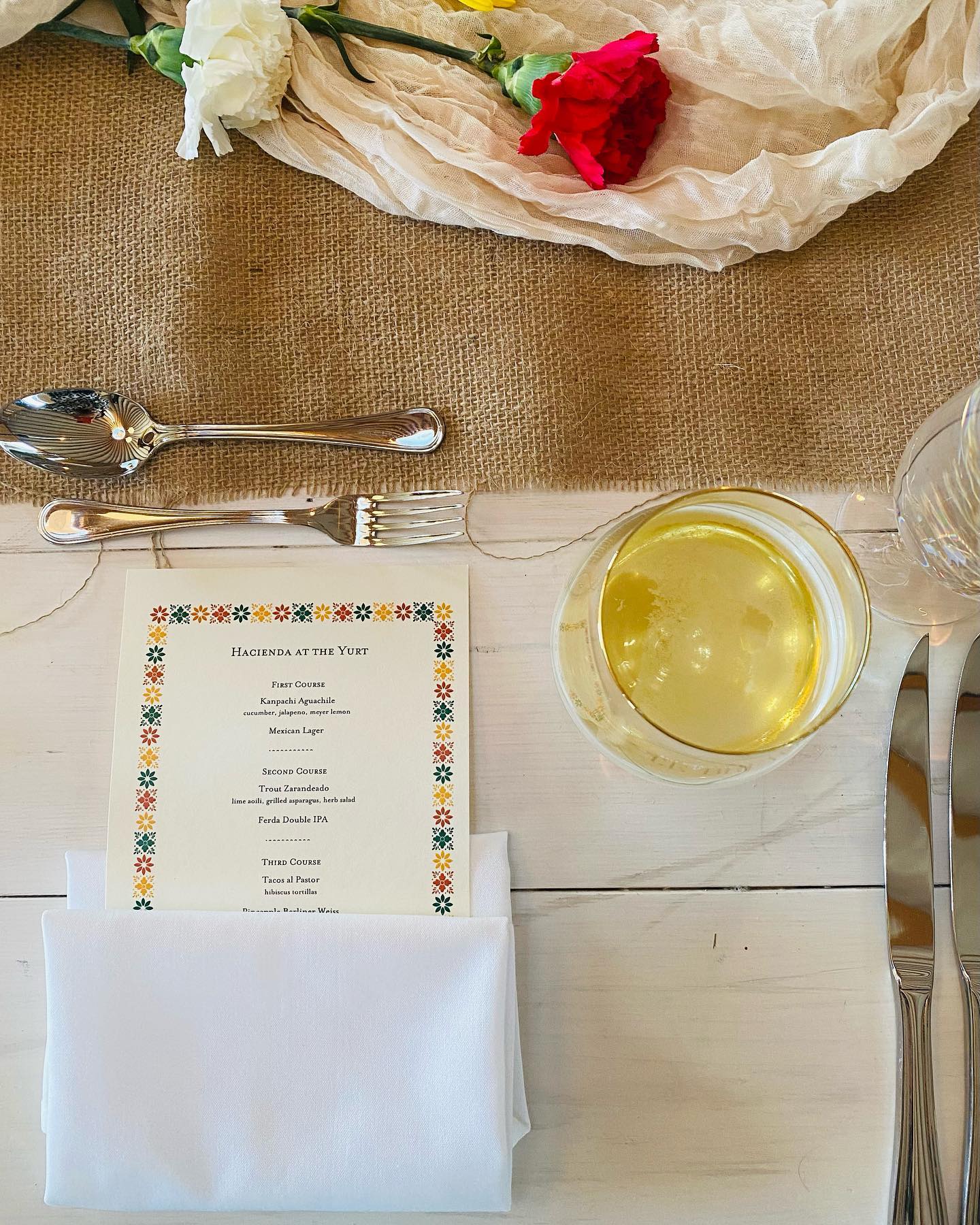 blue sky auberge dinner