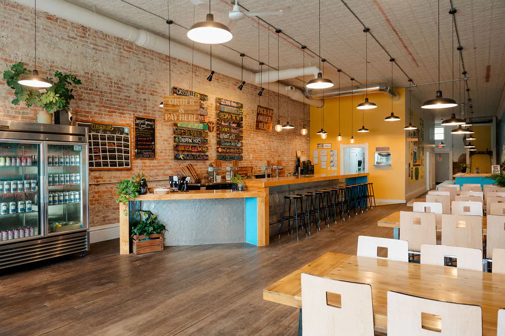 Ten Wasp Brewing taproom interior