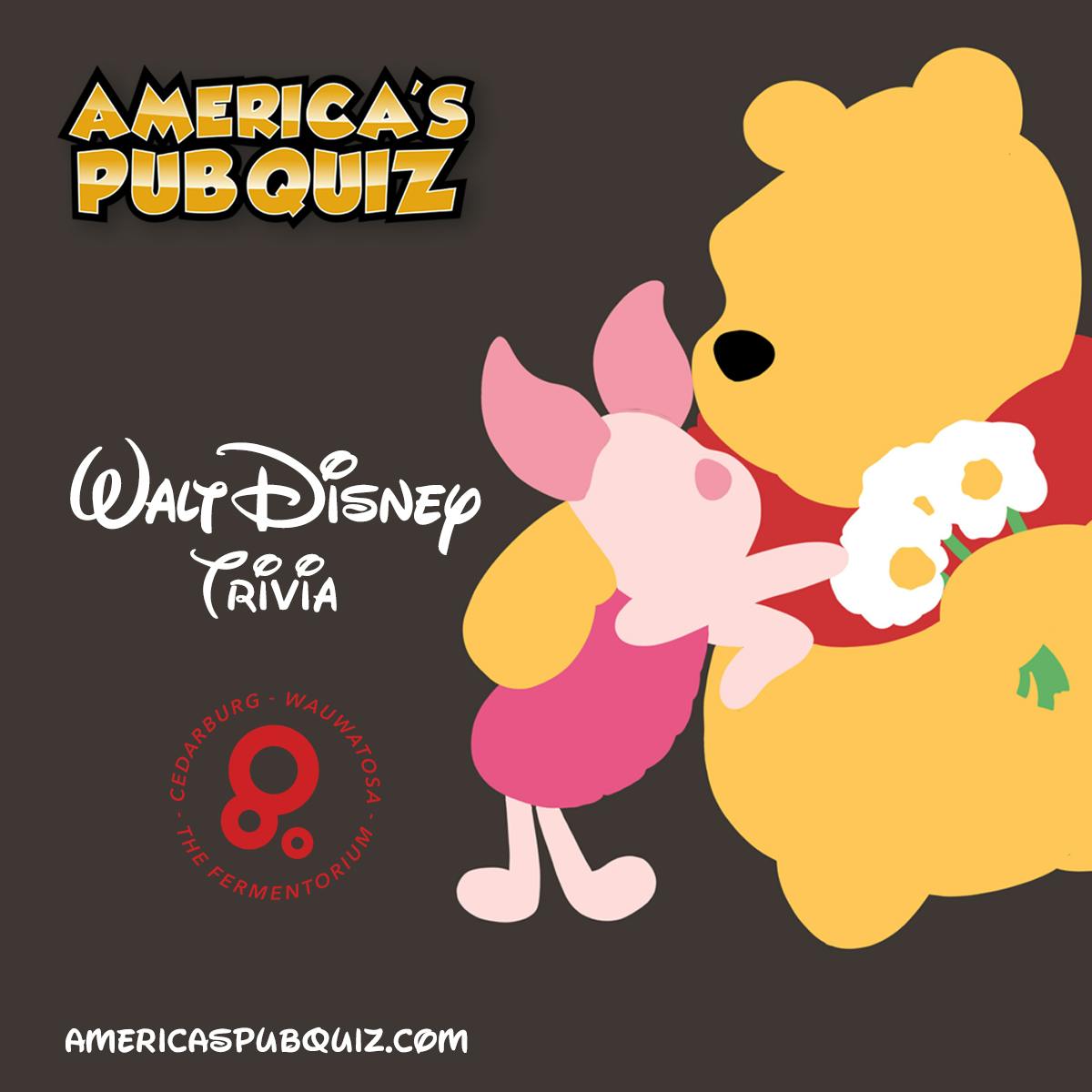 walt disney themed trivia night at the fermentorium hosted by americas pub quiz