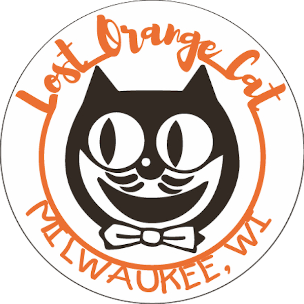 Lost Orange Cat (Circle Image)