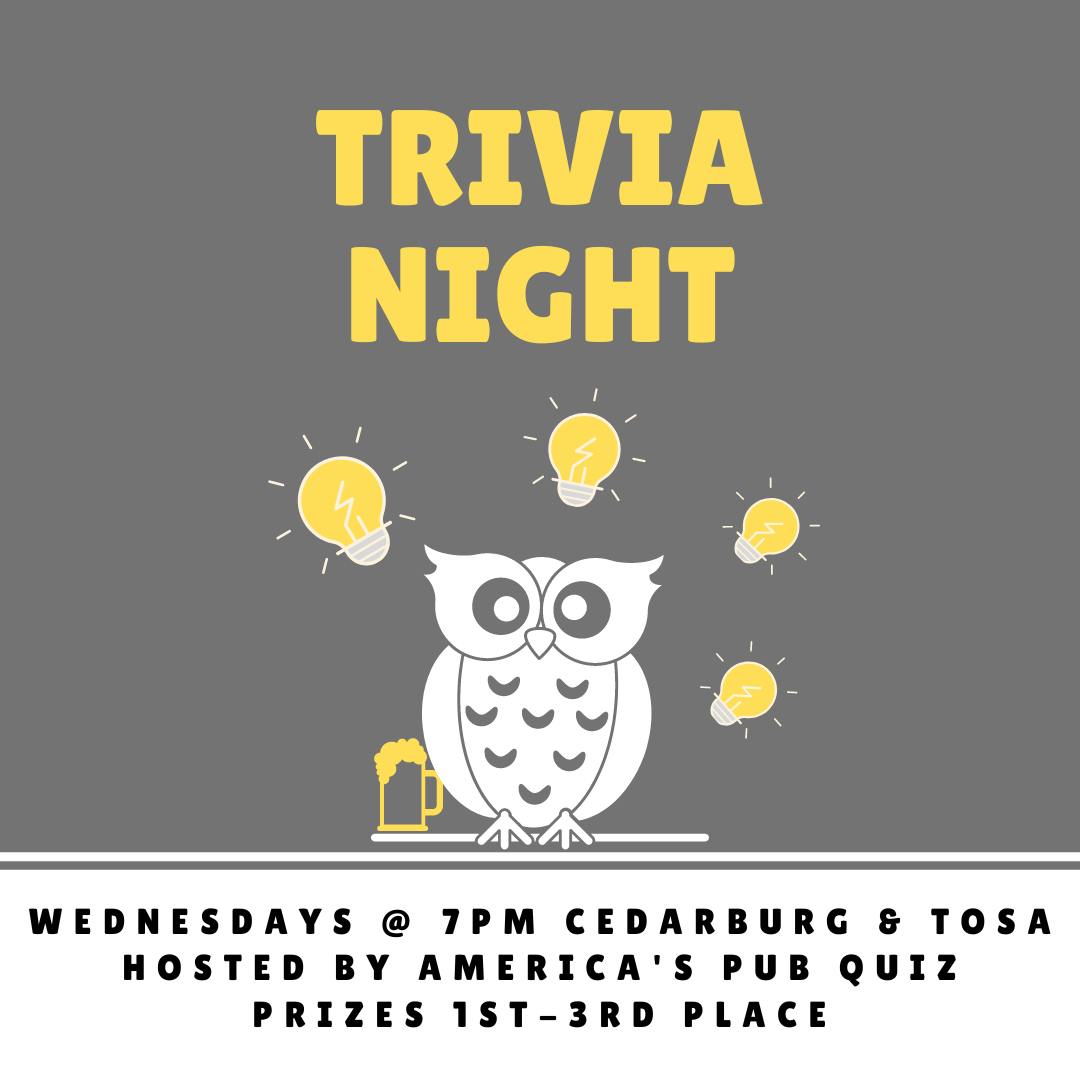 Wednesday Trivia Night