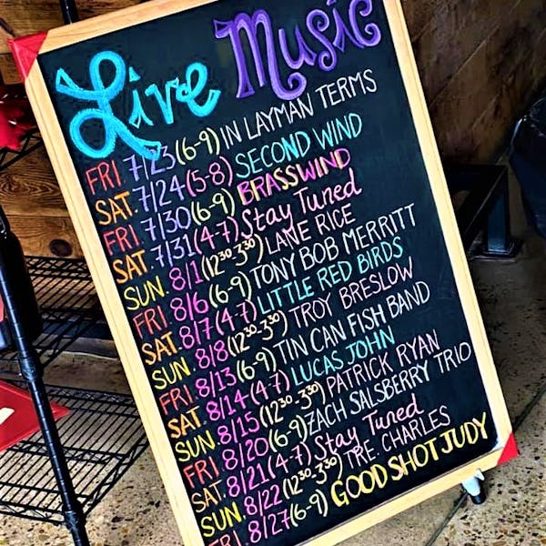 Live Music thru 8-2021 Live Music Calendar