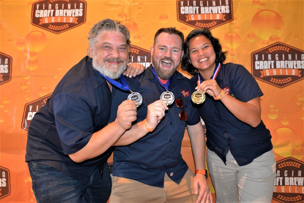 VBC's Medals at the 2021 VA Craft Beer Cup