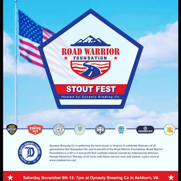 Stout Fest '21 Road Warrior Foundation Stout Fest Poster