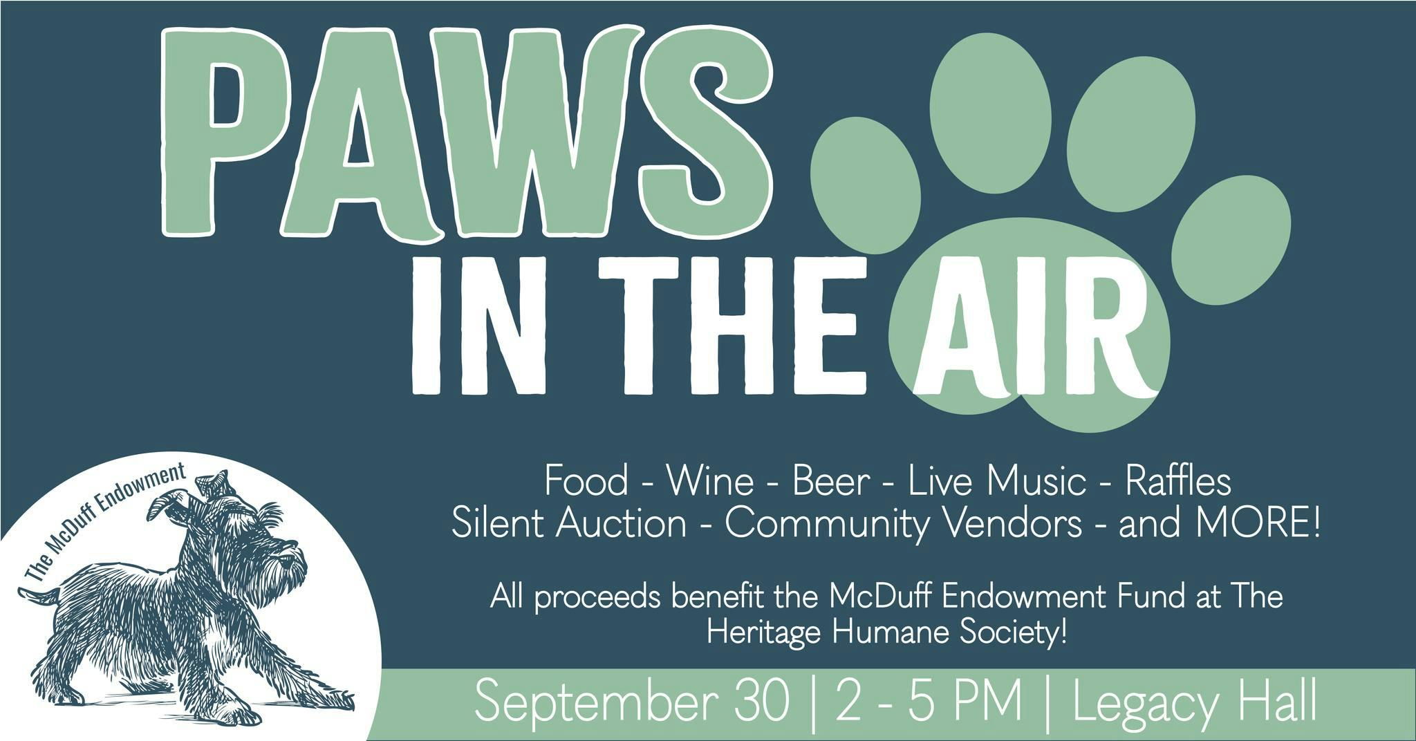 Paws In The Air Poster