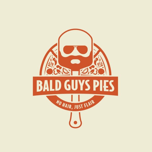 Bald Guys Pies Logo