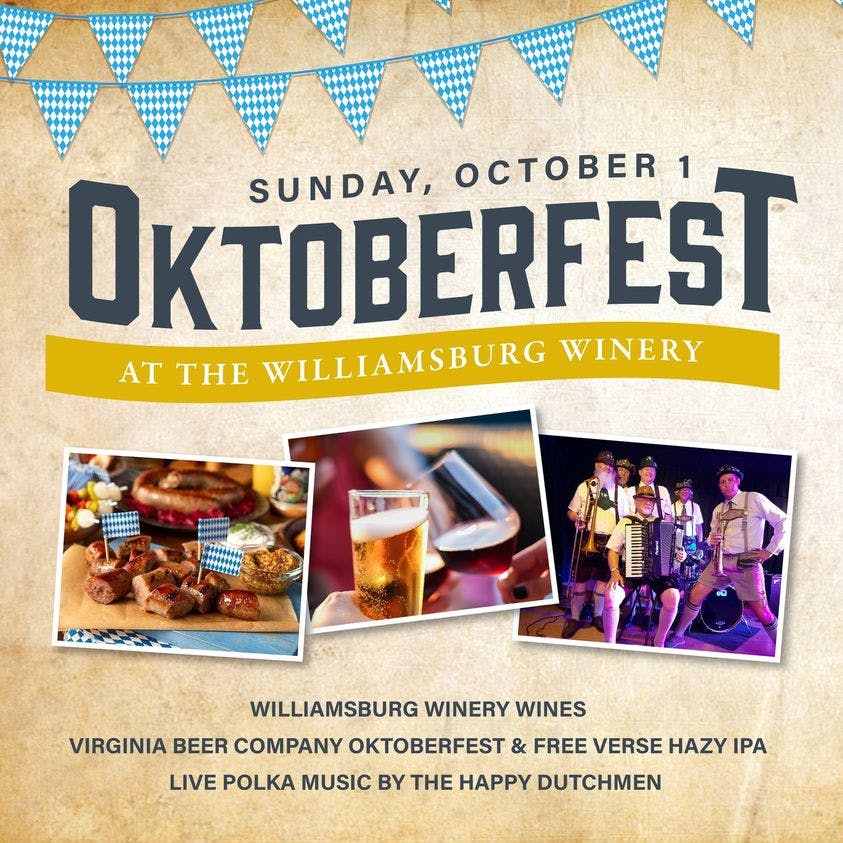 Oktoberfest at Williamsburg Winery Poster