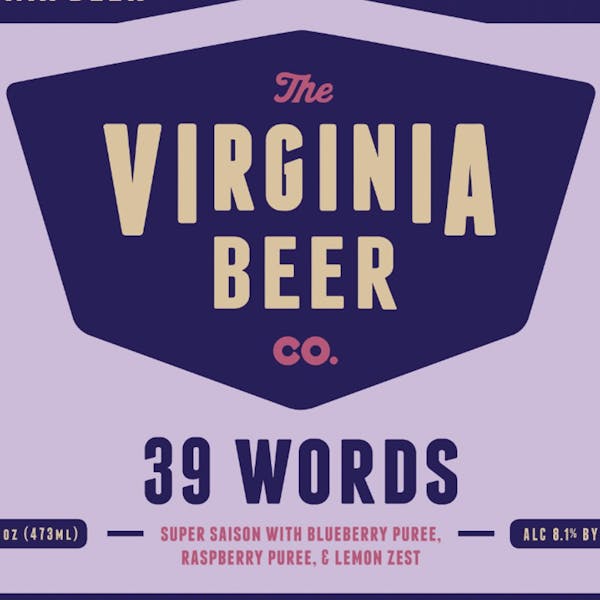 39 Words (2019) beer artwork