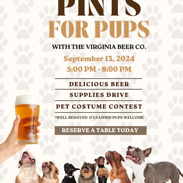 Pints & Pups Poster Pints & Pups Poster