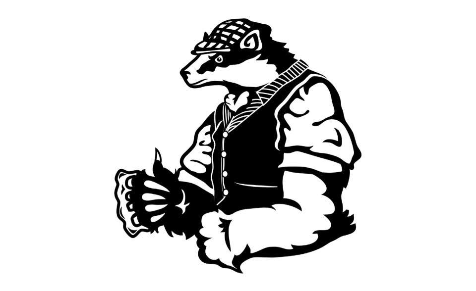 The Battered Badger Logo