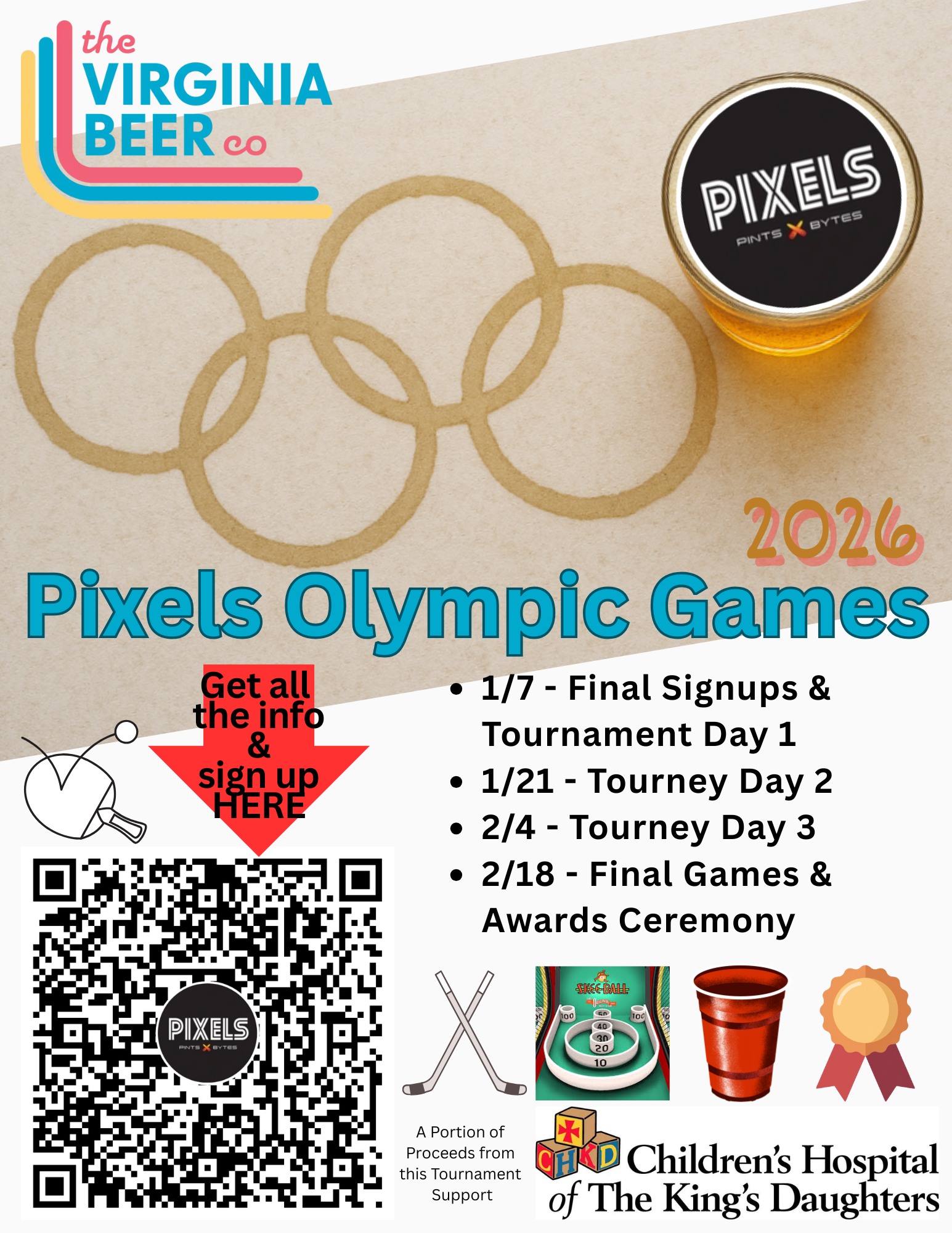 Pixels Tourney Poster '26