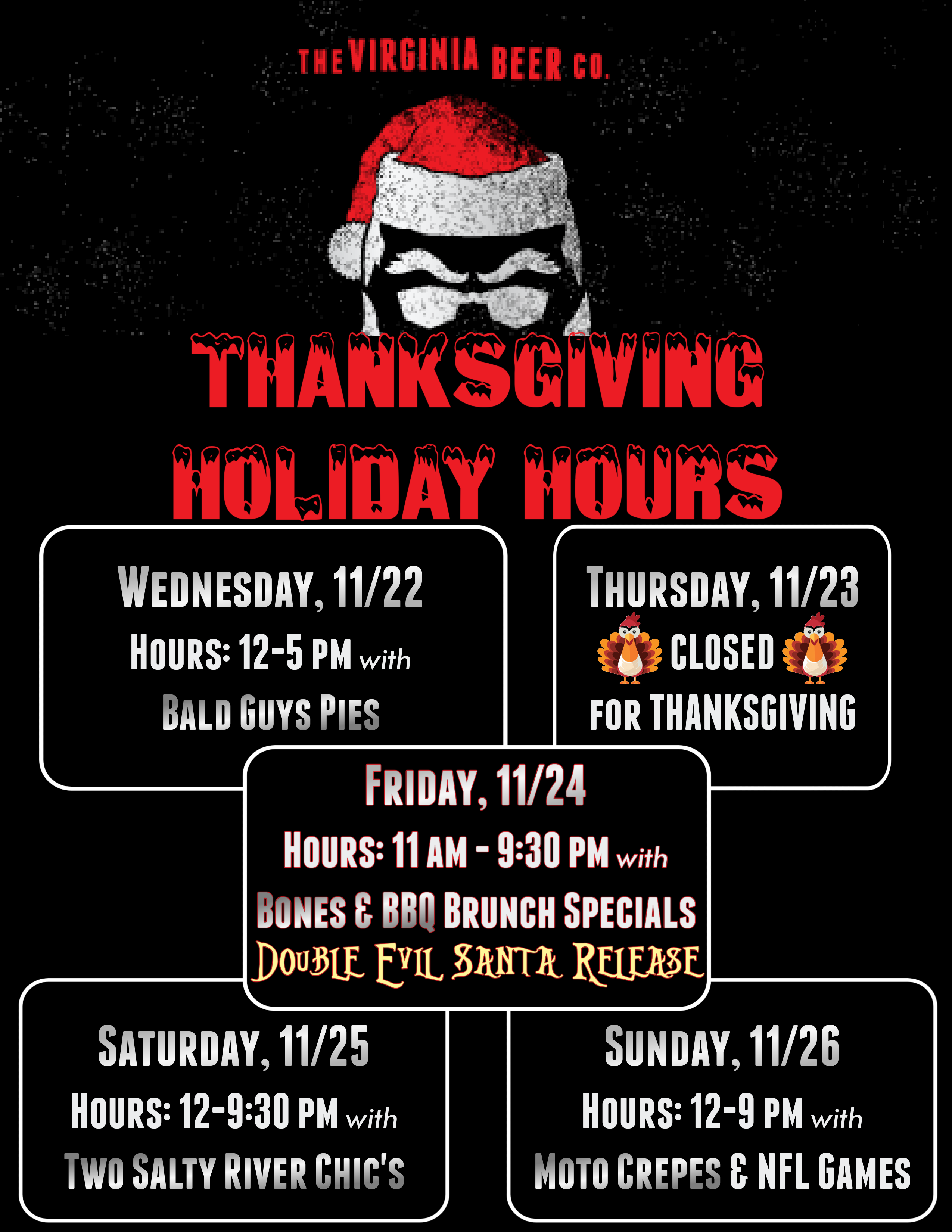 Thanksgiving Hours 2023