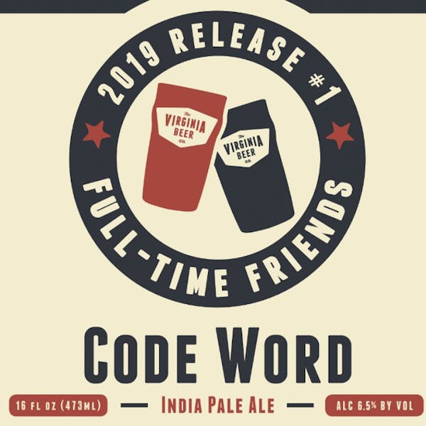 Code Word Code Word beer artwork