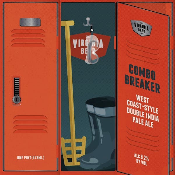 Combo Breaker West Coast DIPA beer artwork