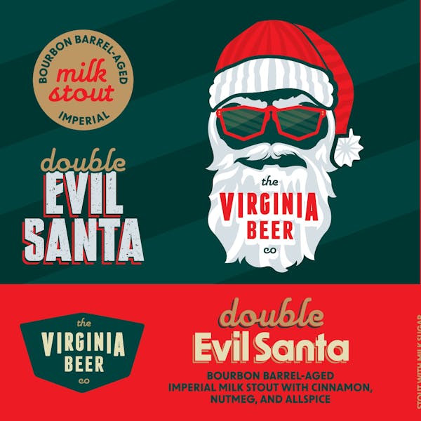 Double Evil Santa 2024 Label Double Evil Santa 2024 Label